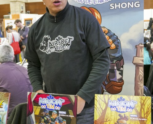 Le dessinateur Shong Yong au SoBD 2015 Le dessinateur Shong Yong au SoBD 2015