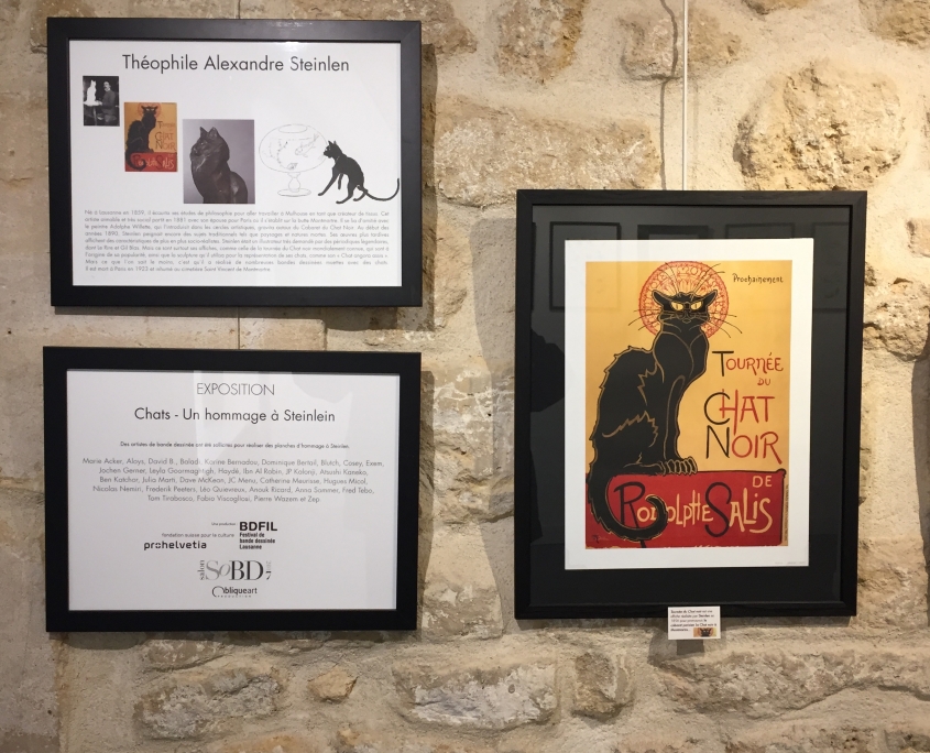 L'exposition Chats, hommage à Steilen sur le SoBD L'exposition Chats, hommage à Steilen sur le SoBD