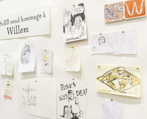 Hommage à Willem - Bibliothèque éphémère Hommage à Willem - Bibliothèque éphémère