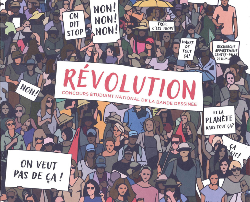 Concours étudiant National de la Bande Dessinée 2019 Révolution