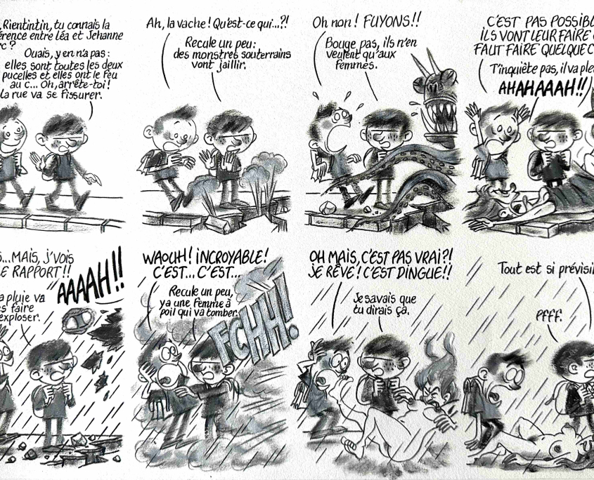 2023-06-27 Préparation de l'exposition Lécroart 13