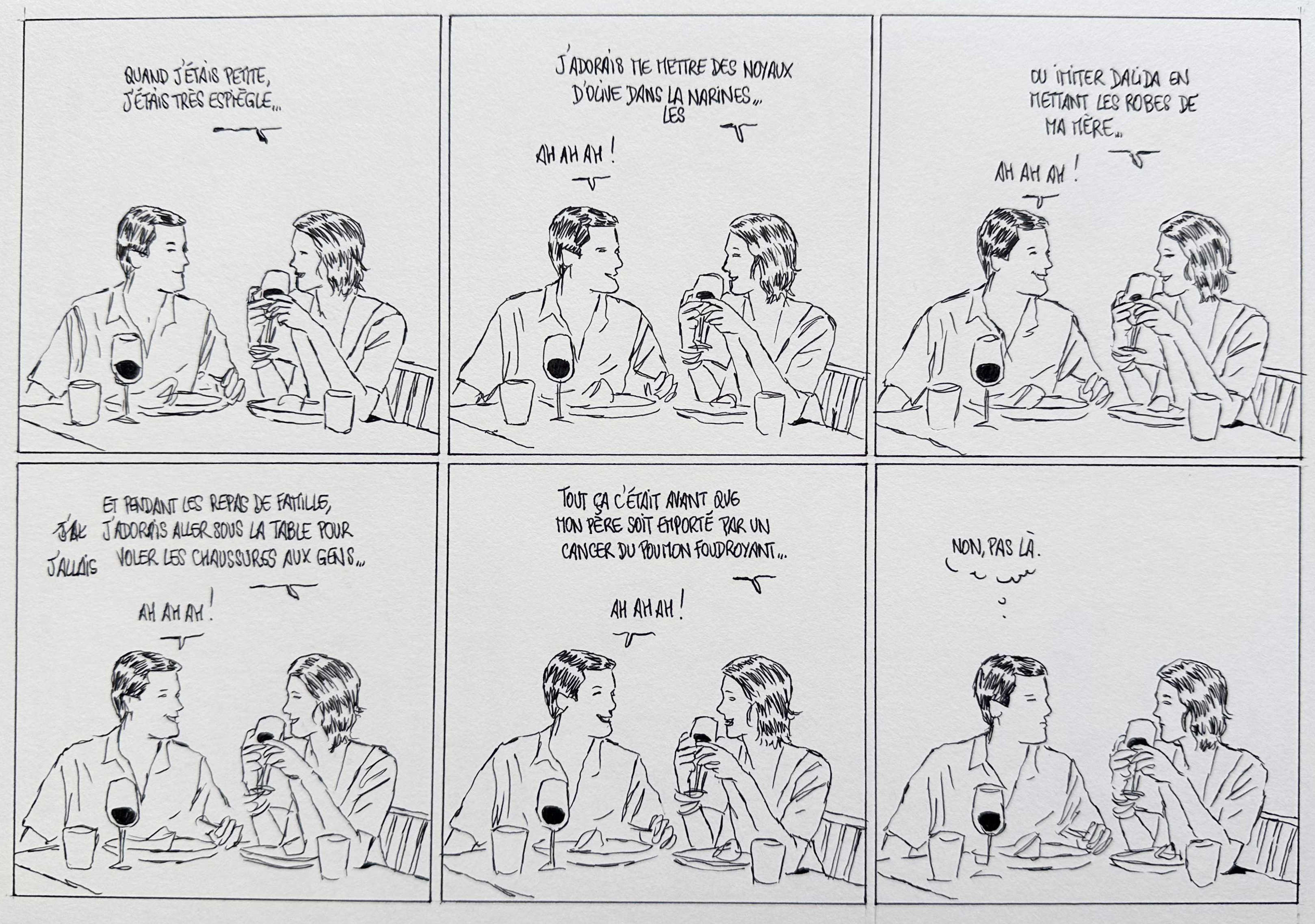 Planche originale de Moins qu'hier (plus que demain), de Fabcaro Moins qu'hier (plus que demain), de Fabcaro